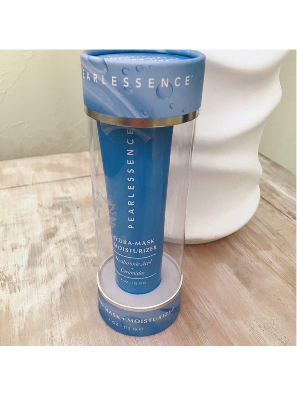 Pearlessence Hydra-Mask + Moisturizer With Hyaluronic Acid + Ceramides 4 Oz